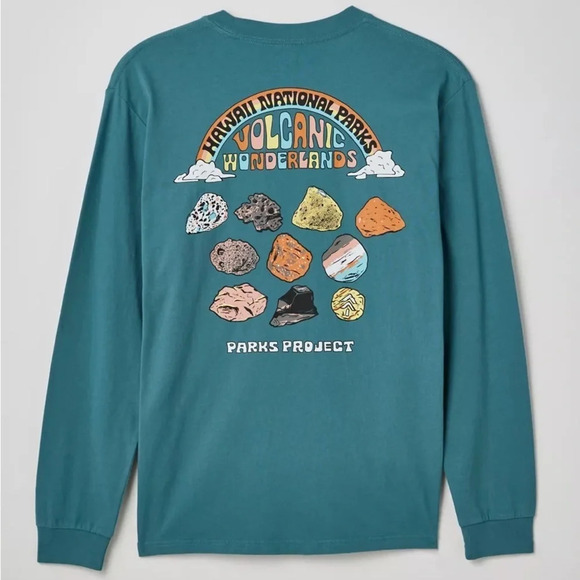 🍄‍🟫HOST PICK🍄‍🟫 Parks Project Hawaii Geological Wonderlands Long Sleeve Tee - Picture 2 of 9